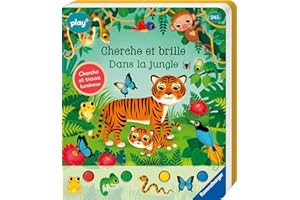 Ravensburger Play+ - Livre Lumineux Bébé Cherche Et Trouve 2 Ans - Dans La Jungle - Histoire Du Soir Interactive Avec Plus De 50 Lumières - 13099026