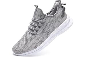 JUEQIBAA Mens Trainers Running Shoes Lightweight Walking Sneaker Fitness Gym Sports Jogging Tennis Shoes