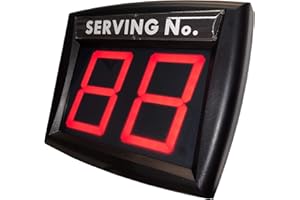 IMPRETECH INTERNATIONAL GROUP, TURNIX Eliminacode Display LED due cifre Rosso + Radiocomando LED + Kit ancoraggio Muro - Visore Plug & Play “TURNIX” Sistema Accodamento Sportelli ● IMPRETECH INTERNATIONAL GROUP® ● Made In Italy