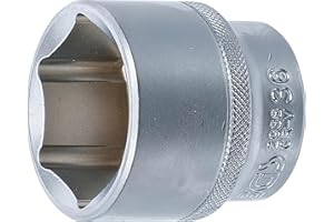 BGS 2936 | Steckschlüssel-Einsatz Sechskant | 12,5 mm (1/2") | SW 36 mm | CV-Stahl | Stecknuss