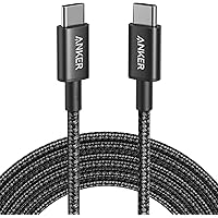Anker New Nylon USB-C till USB-C-laddningskabel 2.0, 100W Type-C-laddningskabel 3 m lång, snabb laddning för MacBook Pro 2020