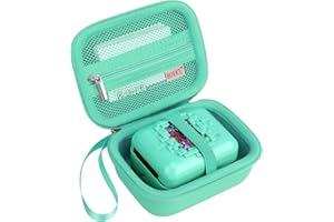 BOVKE Funda de Transporte para Bitzee Digital Pet y Magicals, Soporte de Viaje para Mascotas virtuales Bitzee, Espacio Extra para Pilas, Verde