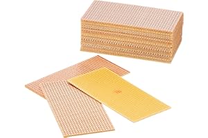 Rademacher 710-1 Streifenrasterplatine (25 STK.) Hartpapier 50 x 100 mm, Rastermaß 2,54 mm, 39 Leiterbahnen, Kupfer Auflage einseitig 35 µm, Platine 1,6 mm stark