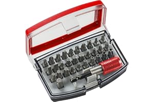 KWB GERMANY GMBH 118490 - Scatola di Punte con Punte da 32 pezzi, Aciaio al Cromo Vanadio