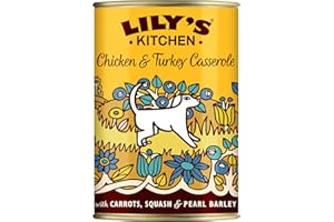 Lily's Kitchen Natural Adult Wet Dog Food Tin Chicken & Turkey 6 x 400g