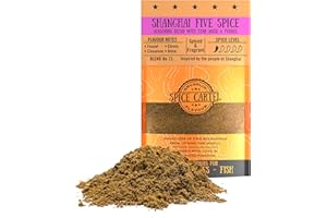 Spice Cartel's Shanghai Five Spice. Spice Blend Bursting With Star Anise For Authentic Chinese Flavour. 35g Resealable Pack Seasons 1kg+ Of Protein. Premium UK Hand Blended.