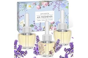 ‎SCENTORINI SCENTORINI Duftölflakon Set, Lavendel Raumduft Lufterfrischer, Raum Duftöl, 3 x 19ML, Duftflakons Nachfüller Geeignet für Air Wick und Glade Duftstecker