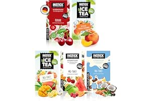 ‎INSTICK JUST ADD WATER INSTICK Sugar Free Instant Drink Bundle Various Varieties 5 x 12 Pack for 60 x 0.5 L Drink Powder Vegan Low Calorie with Vitamin C Flavoured (Various Varieties)