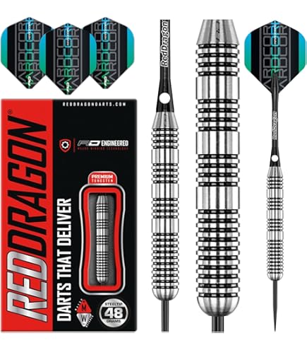 Titan 2-40g Tungsten Dart Arrows Professional with flights and dart shafts
