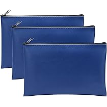 YUZHEDM 8 Stück Geldtaschen A5 24×17cm - Wasserdichte Dokumententaschen