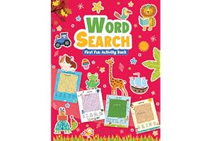 Word Search : First Fun Activity Books For Kids