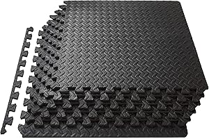 Meisterhome 60x60x1cm Schutzmatten Set Puzzlematte Bodenschutz Matte - Puzzle Bodenschutzmatten Unterlegmatte | Fitnessmatte Turnmatte Sportmatte Trainingsmatte