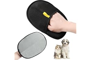 GZWY Fellmagnet für Pfotenmond, Wiederverwendbare Antistatische Handschuhe Doppelseitige, Katzen Handschuhe Fellpflege für Verwendet für Reinigung,Haarentfernung und Schönheitszwecke für Kleidung,Sofas (1)