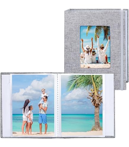 Kleines Fotoalbum 10,2 x 15,2 cm, Mini-Fotoalbum für Bilder