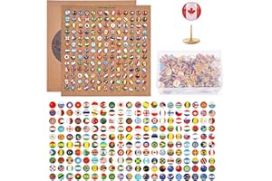 LEKEFETO - Puntine decorative da disegno, 291 pezzi, con piastre in sughero, in metallo, per bacheca