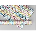Accuprints Gift Wrapping Paper Pack Of 5|Design Birthday Print |Size 20 x 30 inch