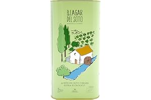 JACOLIVA Organic Extra Virgin Olive Oil - 5L Can - First Cold Extraction - Best Spanish Organic Olive Oil - Gold Medal Ecotrama 2019 - EVOO 5L