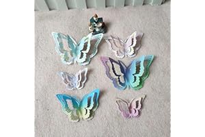 DAKLUNAR 3 piezas 3D mariposa metal troqueles de troquelado caja primavera flor mariposa marco troquelado plantillas DIY scrapbooking tarjetas fabricación tarjetas de papel de repujado