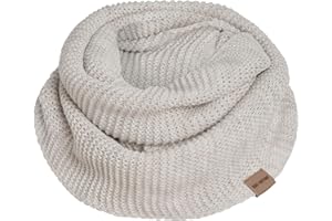 KNIT FACTORY - Jamie Loop Schal - Gestrickter Schlauchschal - Herbst & Winter Essentials - Zeitloses Mode-Accessoire - Für Damen und Herren - Strickschal mit Wolle