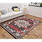 Vram Velvet Carpet - |60" inch x 84" inch | 150 cm x 210 cm | 5 Feet x 7 Feet | - Multi - 2
