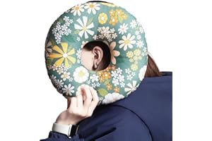 XNSHUN Piercing Kissen Mit Loch Für Ohr Gegen Ohrenschmerzen, Donut Kissen Ohrkissen Piercing Pillow, Nackenkissen Für Seitenschläfer, Sleepingring Für Seitenschläfer Zur Schmerzlinderung Im Ohr (03)
