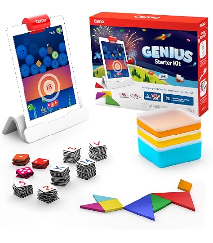 Osmo - Little Genius Kostümstücke - 2 Lernspiele - Alter 3–5 Jahre - Geschichten & Kreativität - Für iPad oder Fire Tablet - STEM Spielzeug (Osmo Basis erforderlich - Exclusive Osmo - Little Genius Kostümstücke - 2 Lernspiele - Alter 3–5 Jahre - Geschichten & Kreativität - Für iPad oder Fire Tablet - STEM Spielzeug (Osmo Basis erforderlich - Exclusive