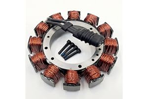 BILLET PROOF DESIGNS 32 Amp Unmolded Stator with 2 Pin Female Plug for Fits 1989-1996 Harley Big Twin Evo Touring Models, 1989-1999 Softail & 1991-1998 Dyna Models – Comes with Mounting Hardware - Replaces HD# 29970-88C