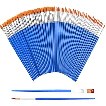 50 Weiße Kunststoff-Aquarellpaletten Mit 6 Mulden – 12,7x8,4 Cm, Für Kinder, Künstler, Bastler
