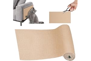 ZIENZENGYA ZIENZEGNYA Alfombrillas Rascador para Gatos, Tapete Autoadhesivo para Rascar Gatos, Protector Sofa Gato Arañazo, DIY Climbing Cat Scratcher, Ideal para Sofás, Muebles y Paredes