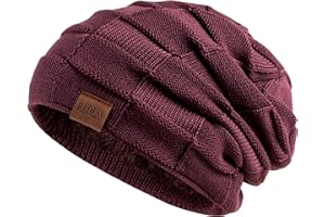 REDESS Beanie Hat for Men Winter Warm Hats Knit Slouchy Thick Skull Cap