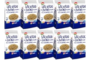 CERREFIT HEALTH & FITNESS Salvado de Avena Crujiente Zero – Esgir - Pack 10 Salvado de Avena Crujiente Zero
