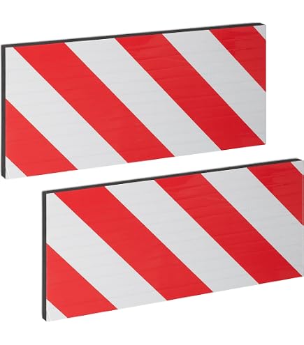 Paraspigoli In Gomma SNS SAFETY RCG-131x2 – 2 Pezzi Nero/giallo, Spessore 8 Mm, 80x10x10 Cm, Per Garage, Parcheggi E Magazzini