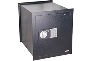 Genie Hand | Cassaforte Elettronica a Muro con Profondità Variabile con Codice a Combinazione e Chiave con Serratura B-Class e Sistema Anti Bounce Casseforti per Soldi