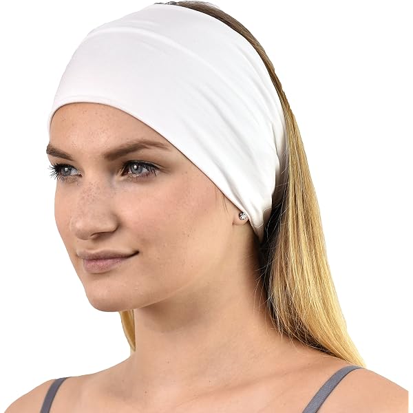Jasmine Silk Bambus-Stirnband – Weich, Elastisch, One Size, Für Sport & Alltag