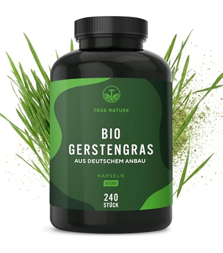 Bio Gerstengras Kapseln 1095x - mit 3000 mg hochwertigem Gerstengras-Pulver  aus kontrolliert biologischem Anbau - laborgeprft mit Zertifikat -  Vorratspackung fr 182 Tage - 3x365 Kapseln : Amazon.de: Drogerie &  Krperpflege