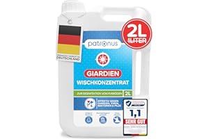 Patronus Giardien-Wischkonzentrat für Haustiere zur Desinfektion von Fußböden - 2 Liter Desinfektionsmittel zur Reinigung von Oberflächen gegen Giardien, Viren, Bakterien & Pilze