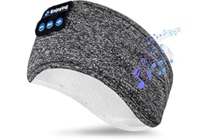 Flintronic Sleep Headphones, Headband Sports Headphones, Bluetooth Wireless Sleep Earphone with Ultra-Thin HD Stereo Speakers, Suitable for Sports/Side Sleep/Yoga/Fitness/Relaxation-Ideal Gifts