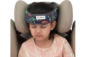 JYOKO KIDS Soporte de Cabeza para Niños en Coche (Happy Dino)