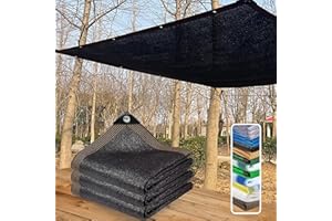 XIMFR Toile Ombrage de Protection Solaire Toile D'ombrage Rectangulaire 90% Anti UV, Brise Vue Balcon Voile D'ombrage 2x3m Filet Protection Piscine D'ombrage à Store Banne en HDPE Auvent de Terrasse