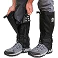 Pike Trail Black Unisex Adult Hiking Gaiters for Men (Hiking, Walking, Climbing, Hunting)