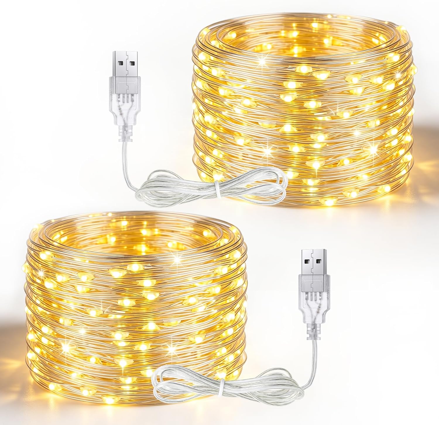Technische Daten & Spezifikationen : btfarm 2 Stück Lichterkette Innen USB 5M 50 L
