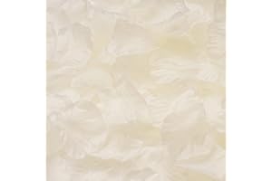 RUIYWEN 1000 piezas Pétalos de Rosa Color Blanco Crema Pétalos Artificiales Decoración Para Bodas, el Día de San Valentín, Dispersión de Mesa, Confeti
