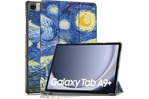 Vakarey Ultra Sottile Custodia Cover Tablet per Samsung Galaxy Tab A9+ Plus 11 Pollici 2023 SM-X210/SM-X216/SM-X218,Cielo stellato