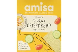 Amisa Organic Chickpea Crispbread, 100g
