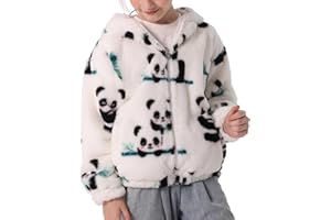 SEAUR Giacca da bambino con cappuccio in pile Cappotto mezza stagione Ragazzi Ragazze Giacca Autunno Inverno Spessa Calda per bambini Jacket Fleece