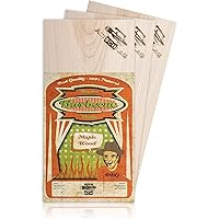 Axtschlag Grillbretter Ahorn, 3 Wood Planks zum schonenden Garen mit aromatischer Rauchnote und Servieren, für alle…