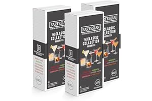 Bartesian The Classic Collection Favorites Cocktail Mixer Capsules, Variety Pack of 18 Cocktail Capsules, for Bartesian Premium Cocktail Maker