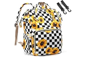 LIMHOO Diaper Bag Backpack, Waterproof Baby Care Bag, Women Travel Baby Nappy Changing Bag