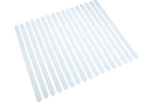 ‎AUMONDO Anti-Rutsch-Streifen für Treppen Rutschschutz - transparent | 17 Rutschschutz Aufkleber Treppe, selbstklebend. Treppenstufen Antirutsch.