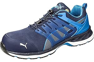 PUMA Safety Velocity 2.0 Blue Low buty robocze, buty ochronne, S1P SRC, czapka z włókna szklanego dla mężczyzn